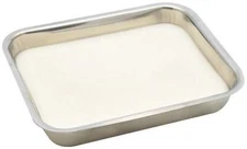 Eisco Labs Premium Stainless Steel Dissection Tray - 12x9x2"