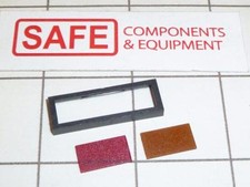 Honeywell AML59-SK10YR YLW-RED Switch Cap LED Annunciator Split Screen      R31