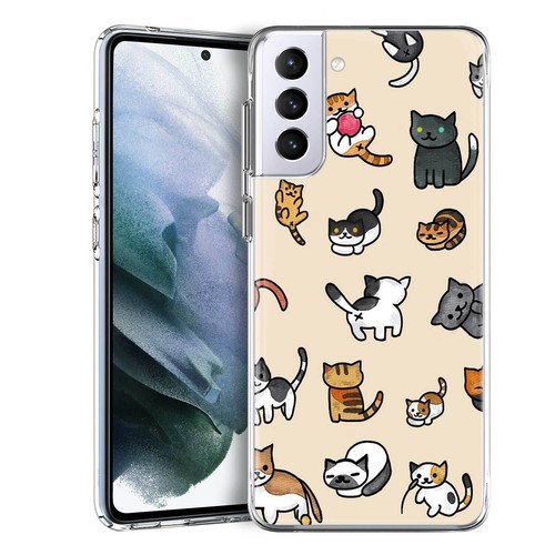 Funda TPU Suave Transparente para Samsung Galaxy S24 S23 A15 A35 A16 Divertida Gato Teléfono Cubierta - Imagen 46 de 78