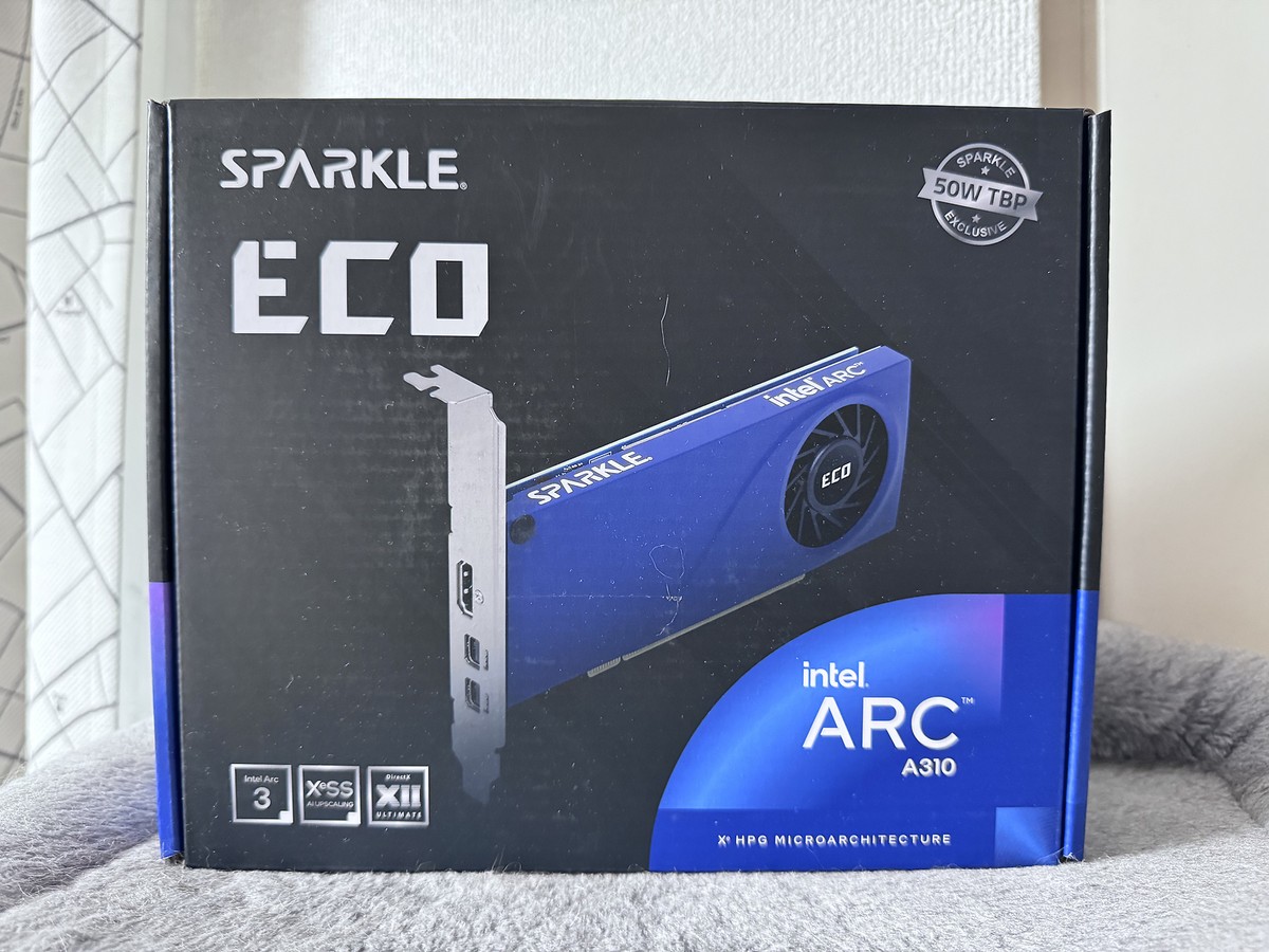 Sparkle Intel Arc A310 Equipped Power Consumption 50W “Eco” Series
