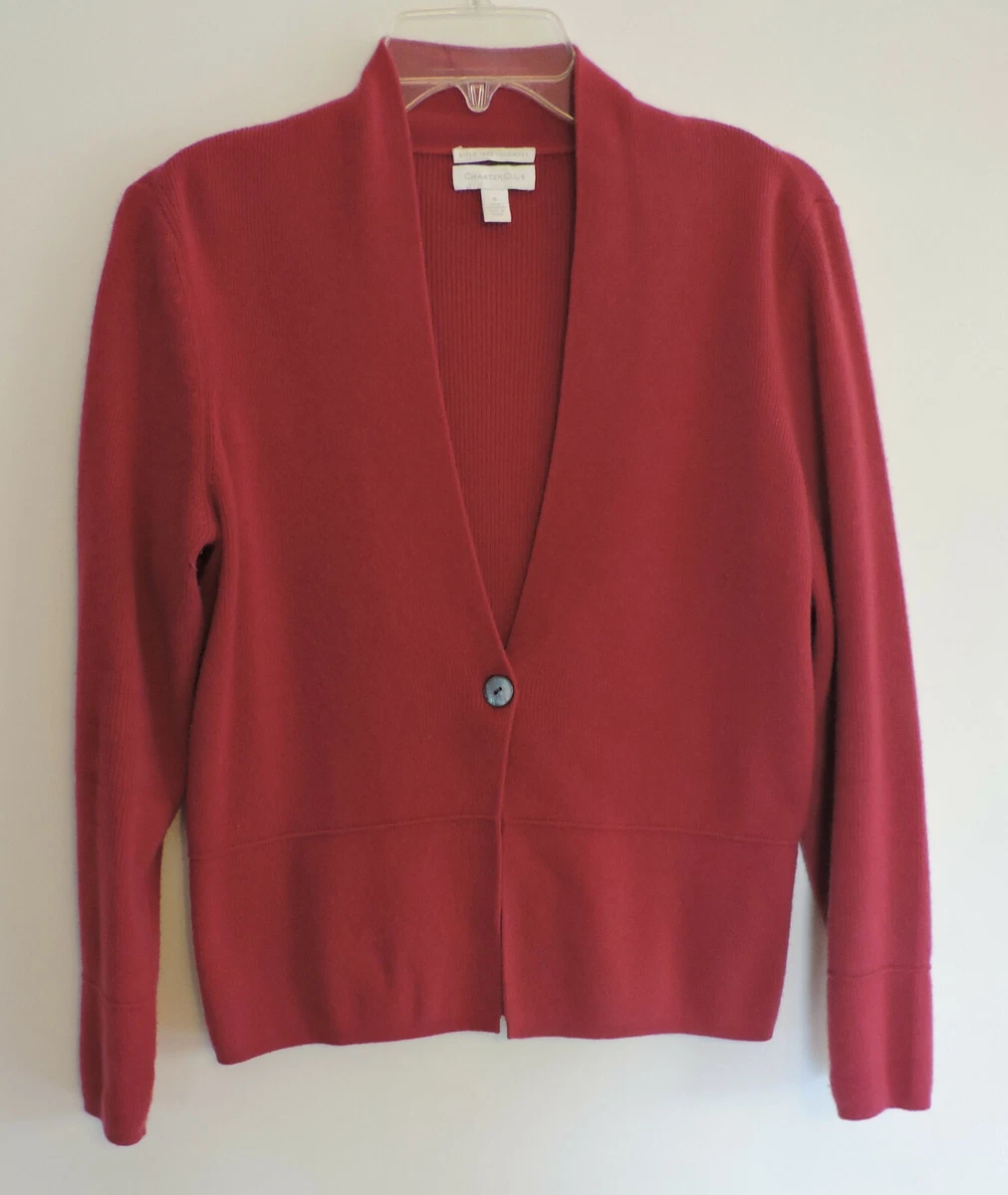 Charter club store cashmere cardigan