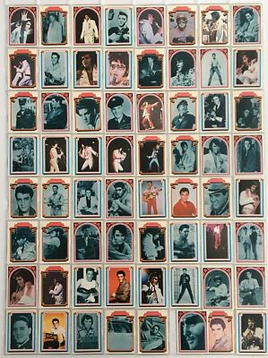 Elvis Facts Vintage Music Card Set 66 Cards 1978 Boxcar