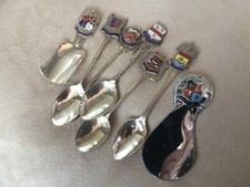 Seven Vintage Souvenir Spoons