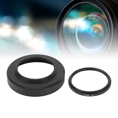 46mm LHHN40 Lens Hood Shade with HD UV Filter & Lens Cap for Z DX 16