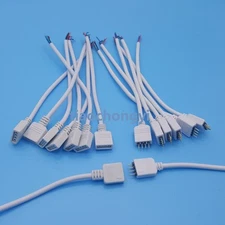 5Pairs 4pin to RGB Male Female connector 15cm wire cable For 5050 RGB LED strip