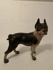 Antique Boston Terrier Cast Iron Doorstop
