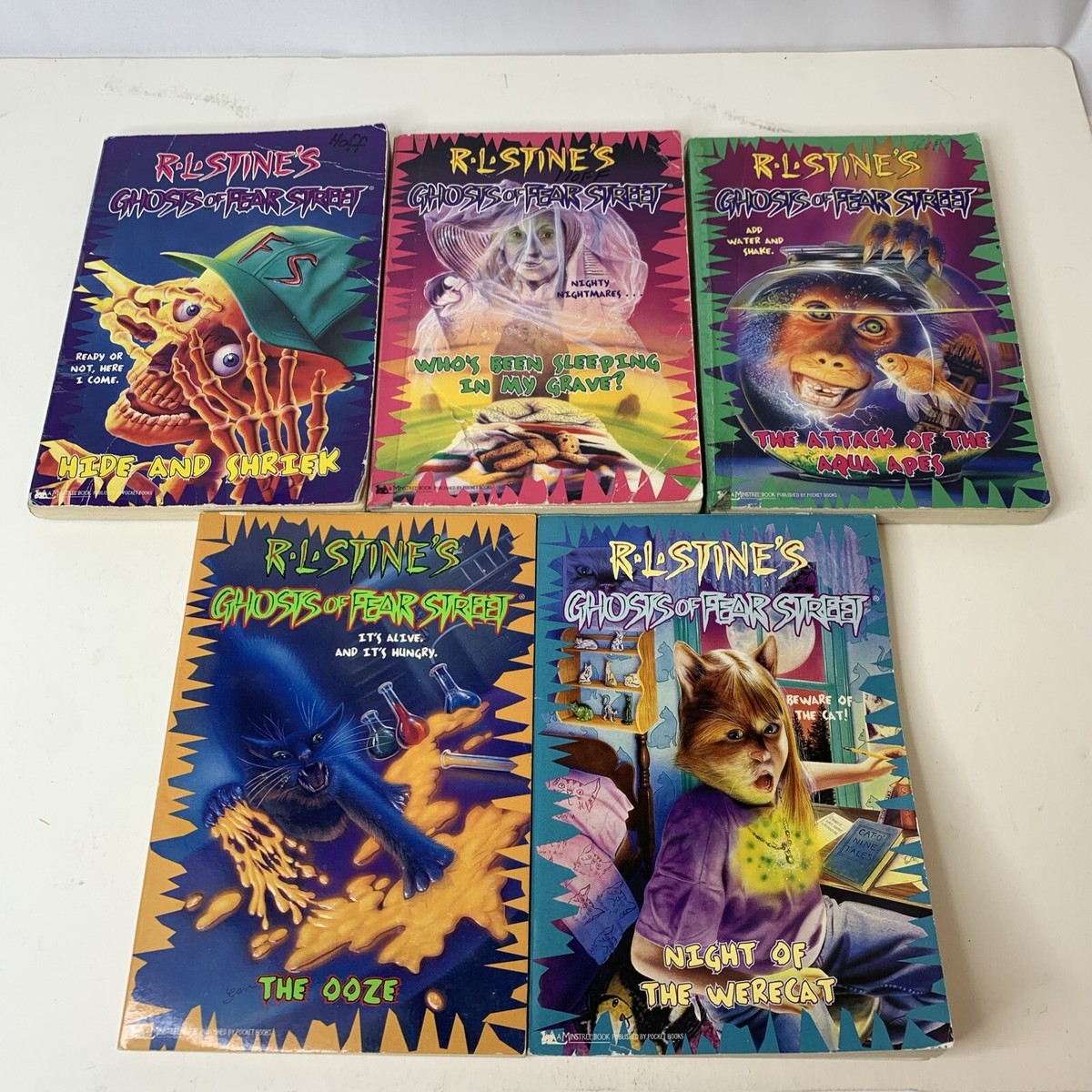 Ghosts Fear Street Lot Books 1,2,3,8, 12 R.l. Stine | eBay