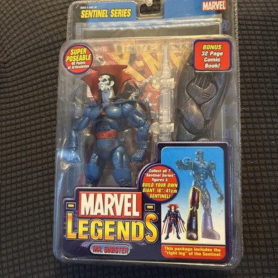 NEW/SEALED - MARVEL LEGENDS - SENTINEL SERIES - MR SINISTER - COMES WITH COMIC