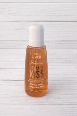 SAINT CLOUD ''Caramel Kiss'' SHIMMER Hair & Body Fragrance Mist - 8 Oz. - NEW!