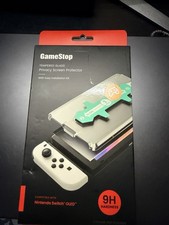 Nintendo Switch OLED Tempered Glass Privacy Screen Protector 9H Hardnes GameStop