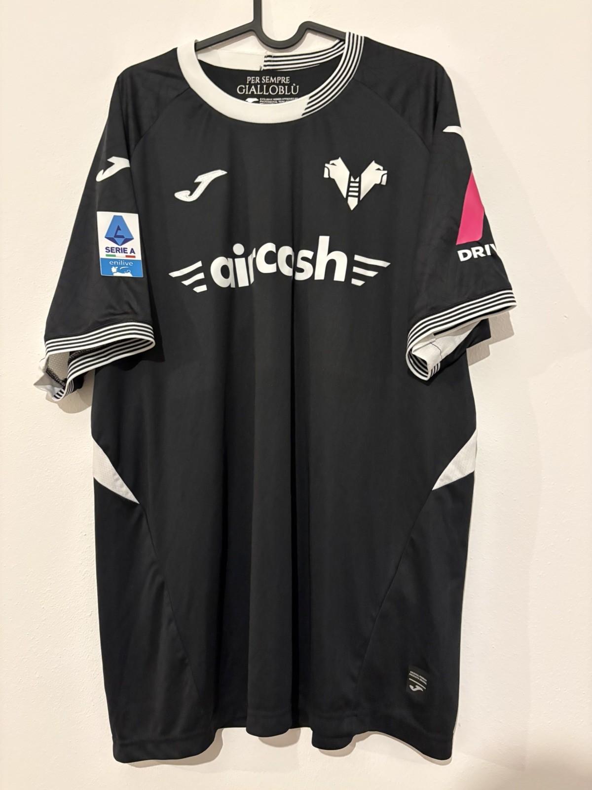 maglia calcio match worn verona enilive 2025/26