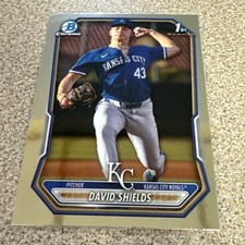 2026 Bowman Chrome Baseball Prospects BCP-11 David Shields Kansas City Royals