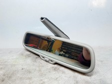 03-08 B6 B7 A4 Center Rearveiw Mirror Auto Dim Gray OEM