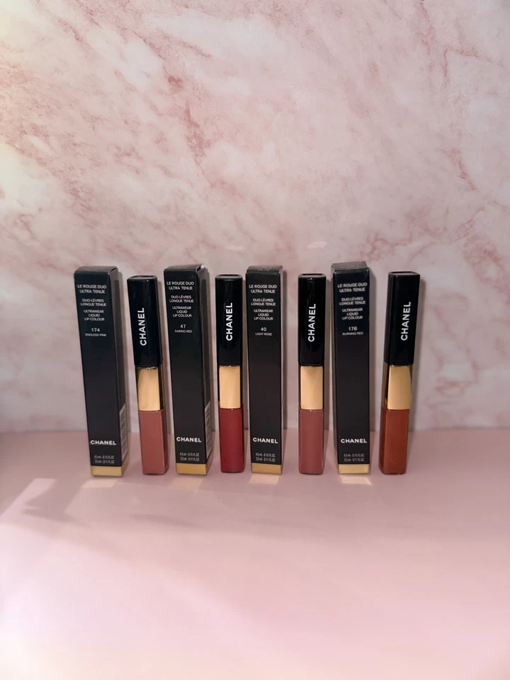 Chanel Le Rouge Duo Ultra Tenue Ultrawear Color de Labios Líquido Nuevo En Caja Foto 3 de 4
