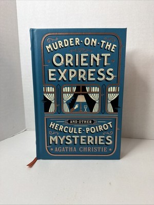 Murder On The Orient Express By Agatha Christie 2017 HC Leather, Barnes & Noble 