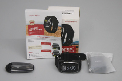 James B8 Pro Notruf Uhr Smartwatch mit GPS Tracking und SOS Taste für Senioren
