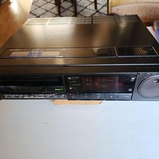 Sony Betamax VCR TV music audio equipment good condition black collection rare