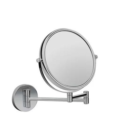 Logis Universal Wall Mount Pull-Out Shaving Mirror in Chrome