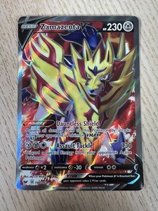 Zamazenta V (Full Art) - 196/202 Sword & Shield Base Set NM Pokemon TCG