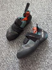 Adidas 5.10 Asym VCS Climbing Bouldering Shoes Size UK 8 EU 42 - Green & Black