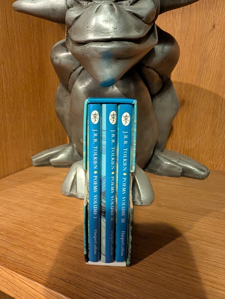 1993 First Edition - Poems By J R R Tolkien - Miniatures - 3 Volume Set - Image 3 of 4