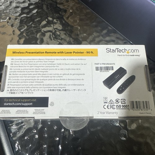 Wireless Presentation Remote with Red Laser Pointer - 90 ft. - PowerPoint Pre... - Afbeelding 5 van 6