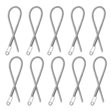 10 Pcs Rope Threader Drawstring Braided Material Bendable Cord Threading Tool