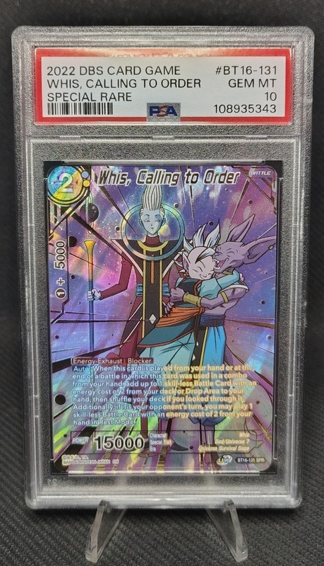 Whis, Calling to Order PSA 10 BT16-131 SPR