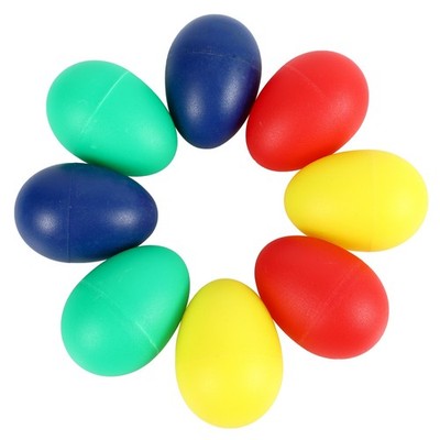 8pcs Playful Plastic Percussion Musical Egg Maracas Egg Shakers Kids Toys-1586