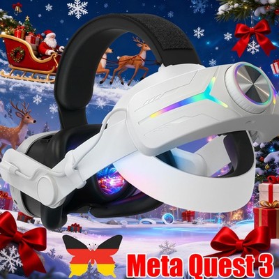 Elite Strap Headstrap verstellbares Kopfband für Meta Quest 3 mit 8000mAh Akku