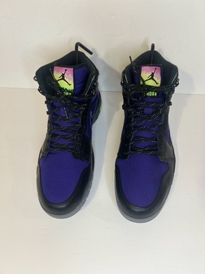 Nike Air Jordan 1 Trek Bel-Air Purple Joker Sz 14 616344-505 ACG Boot 