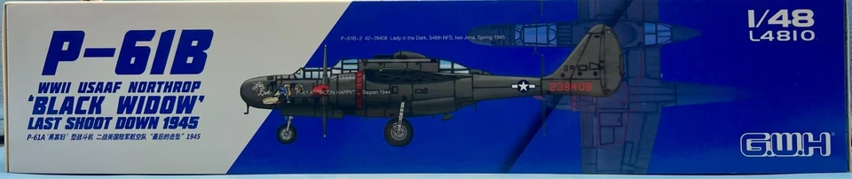Great Wall Hobby GWH L4810 1/48 Northrop P-61B 'Black Widow' Nuevo Completo Foto 3 de 4