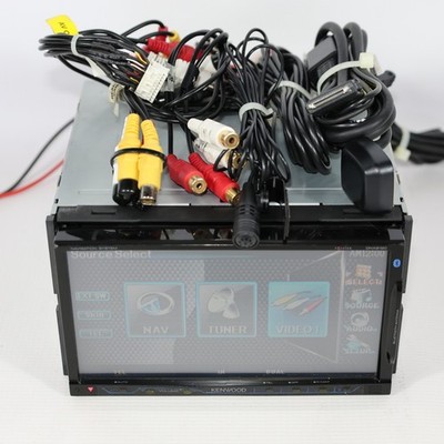 Kenwood DNX8120 Stereo Receiver CD Bluetooth USB W/ HARNESS & ASSORTED WIRING