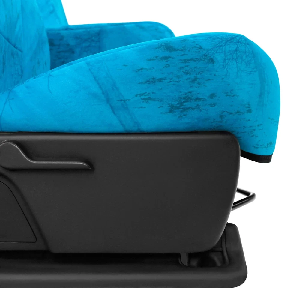 For Infiniti FX35 03-05 Seat Cover Realtree Fishing 1st Row Camo Light Blue - Image 2 of 4