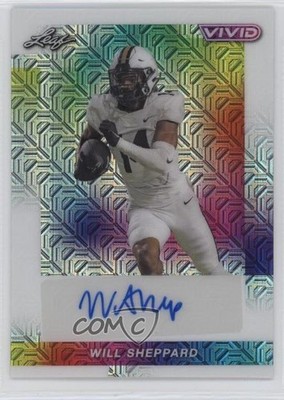 2024 Leaf Vivid White Mojo 2/6 Will Sheppard #BA-WS1 Auto 6q5
