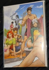 Wolverine #37 - David Nakayama - Pool Party Swimsuit Virgin Var (Jim Lee Homage)