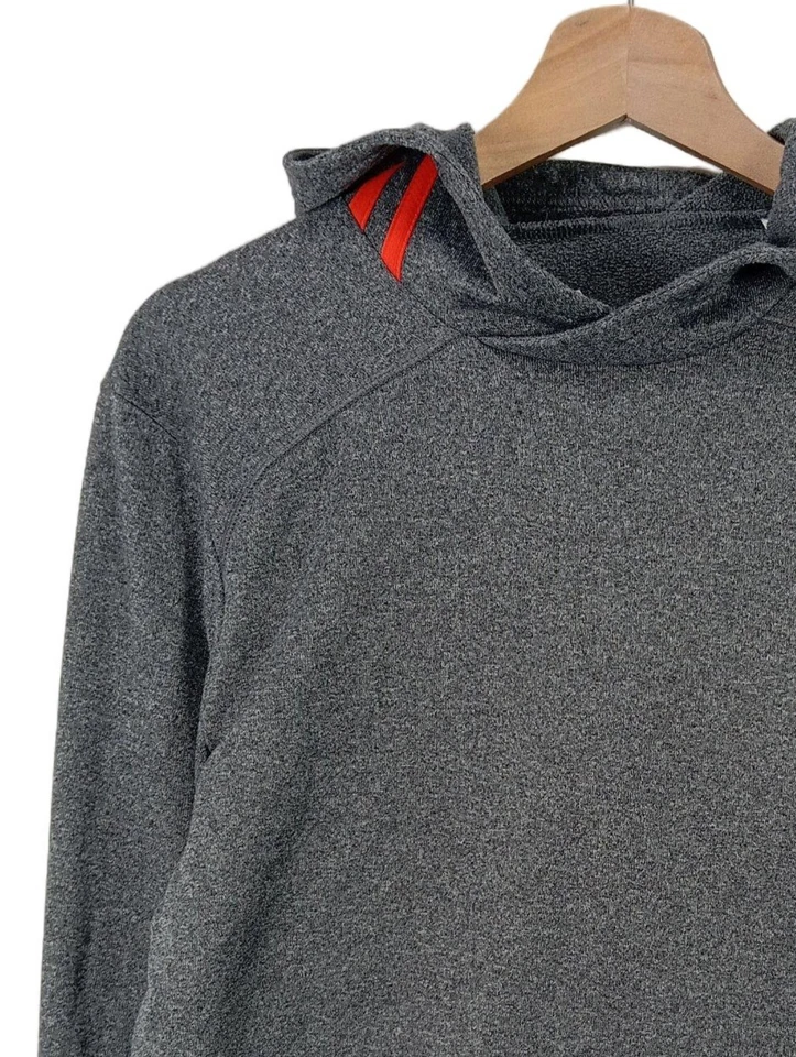 ADIDAS Sudadera con capucha Mujeres Sudadera Talla EU 36 gris claro look casual - Imagen 3 de 4