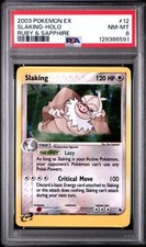 2003 POKEMON EX #12 SLAKING-HOLO RUBY & SAPPHIRE PSA 8 on eBay
