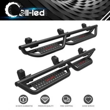 Running Boards for 2018- 2026 Jeep Wrangler JL Unlimited 4DR Drop Side Step Bars