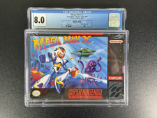 SEALED Mega Man X 1st First Print Rare CGC 8.0 A+ Made in Japan SNES 1994 - NEW