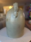 Antique Pennsylvania Made Turkey Dropping Stoneware Jug With Handle — photo 4