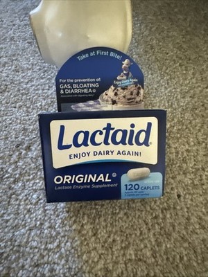 Lactaid Original Strength Caplets 120ct Exp 03/2027