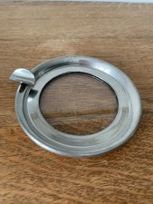 Vintage Pewter And Glass Ashtray 1960s