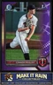 Connor Prielipp 1st 2022 Bowman Draft Chrome Purple Refractor #BDC-8 #/250 Twins