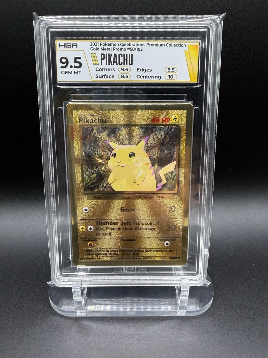 Pokémon Pikachu Grade 9.5 Pokémon TCG Individual Collectible Card