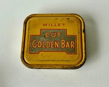 Will's Cut Golden Bar Tobaco Tin