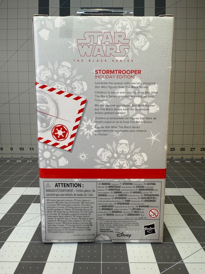 Boneco de ação Star Wars Black Series Stormtrooper edição de férias NOVO E LACRADO!! - Imagem 2 de 4
