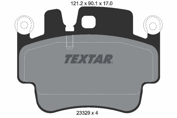 Plaquettes de frein Textar 2332902 pour système à disque OE 99635193014