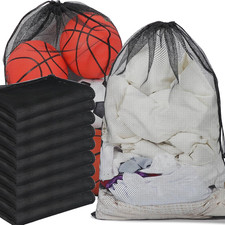 Large Mesh Laundry Bags, 24 X 36 Inch Bulk Wash Set with Drawstring
