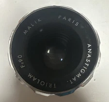 Objectif Lecteur Diapositive Triolam Anastigmat F=90 Malik Occasion